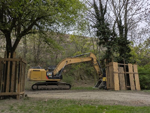 Revitalizace parku U hradeb v Horské ulici začala