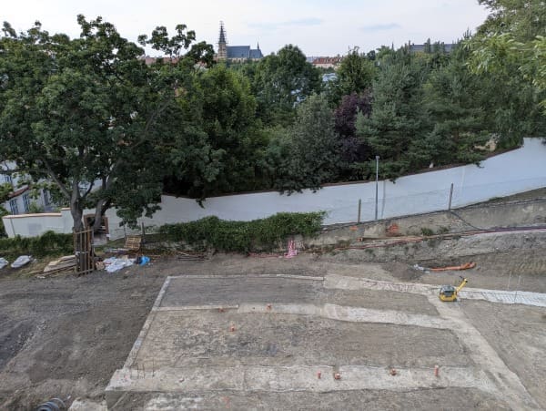 Revitalizace Kuželny a okolí, červenec 2025